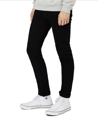 topman black skinny jeans