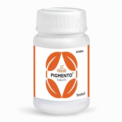 Charak Pharma Ayurvedic Pigmento Tablets (Pack of 3) Free Shipping