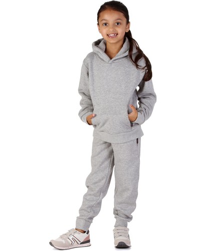 New Kids Tracksuit Fleece Overhead Hoodie Jogging Bottoms Drawstring Cuffed Warm - Picture 7 of 56