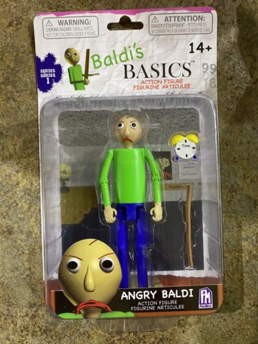 Baldi's Basics 5 Action Figure Angry Baldi 5 Inch Action Figure New  812241033460