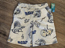 365 Kids from Garanimals Dino Print Elastic Waist Drawstring Shorts Size 10 NWT