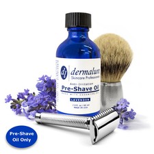 Pre-Shave Oil LAVENDER ESSENTIAL OIL 100 All Natural Oil for Sensitive Skin 2OZ