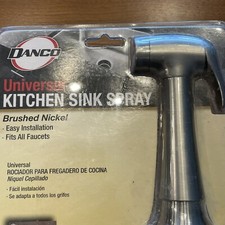 NOS DANCO Universal Kitchen Sink Spray Brushed Nickel Finish 10430 Brand New
