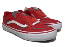 Vans Rowley Original Popcush Mens Size 8.5 Racing Red Skateboarding Shoes