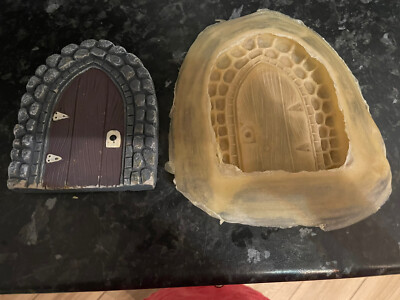 Schloss Feentür Gummi Latexform Gießform Feengarten Elfe Tür Gießen Basteln