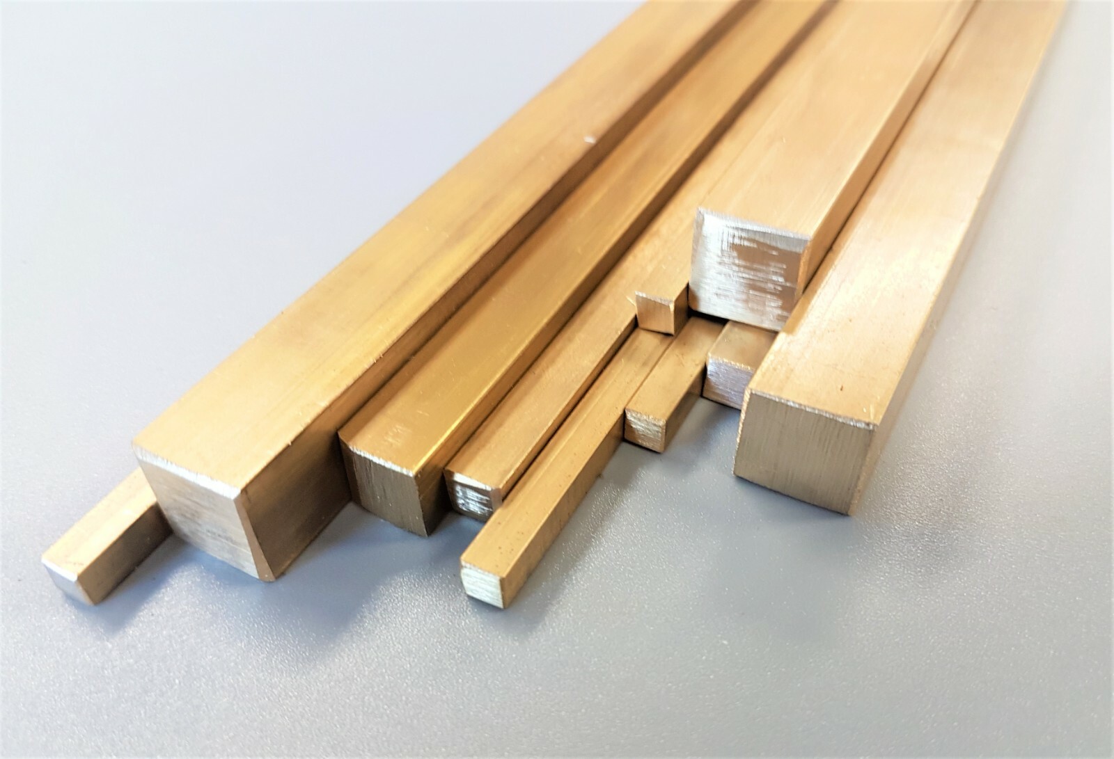 Brass Square Bar Rod Stock CZ121 Sizes 3/16" 1/4" 3/8" 1/2" 50mm to