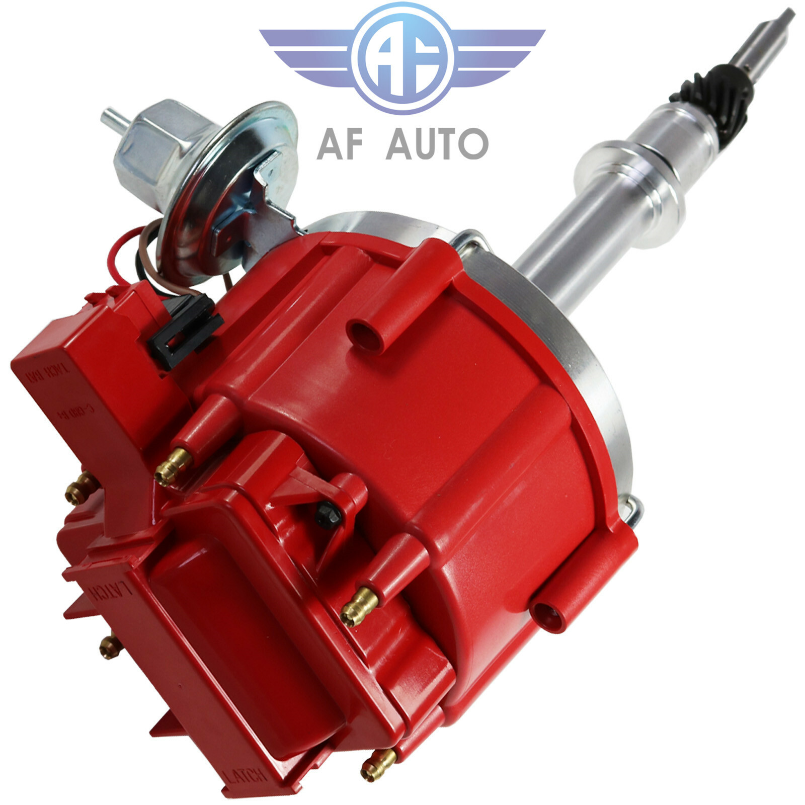 Red HEI Ignition Distributor 6522R Fits GM 250 Chevy 292 230 Inline 6 ...