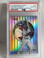 PSA 10 WANDER FRANCO 2019 Bowman's Best Franchise Favorites Refractor GEM MINT