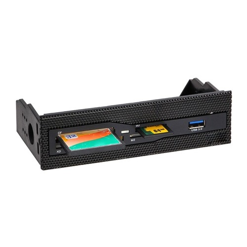 Lecteur de carte USB3.0 panneau avant pour transfert rapide de données et plusieurs cartes - Photo 3/7