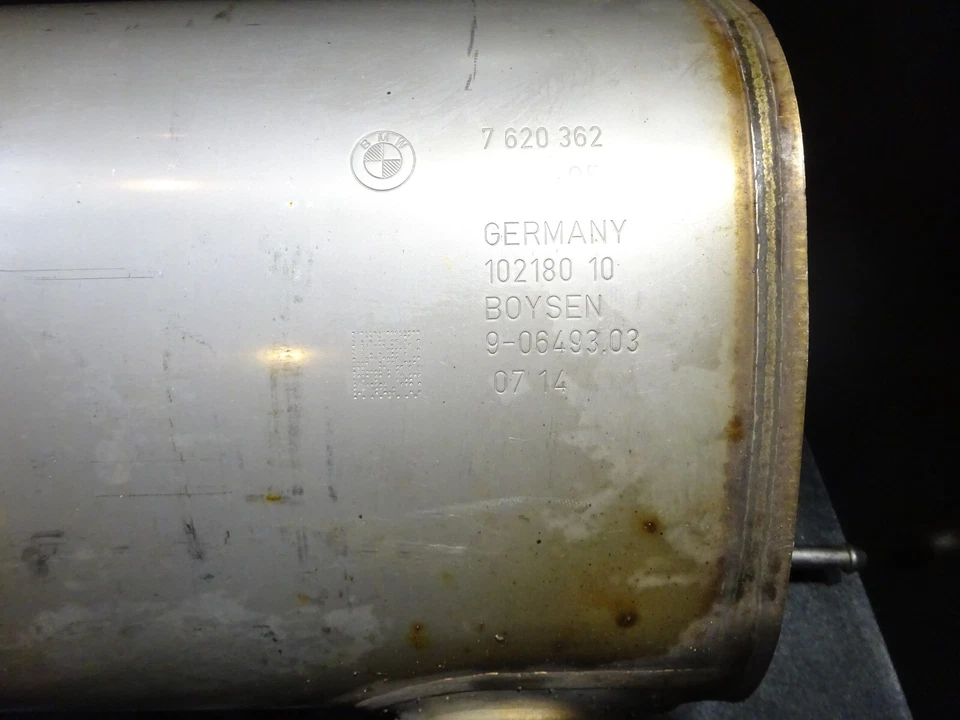 Silenciador de escape trasero BMW 428i F33 2014-2016 OEM 2,0 7620362 Foto 2 de 4