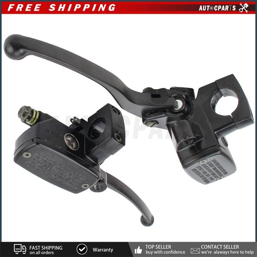 Black Brake Master Cylinder Clutch Levers Fits for Honda VTX 1800 2002-2008 - Picture 2 of 12