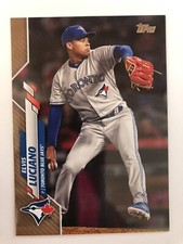 2020 Topps Series 2 Base Gold Parallell #536 Elvis Luciano - Toronto Blue Jays
