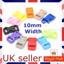 10mm Webbing Side Release Fasteners Squeeze Buckle Plastic Clip 3/8"