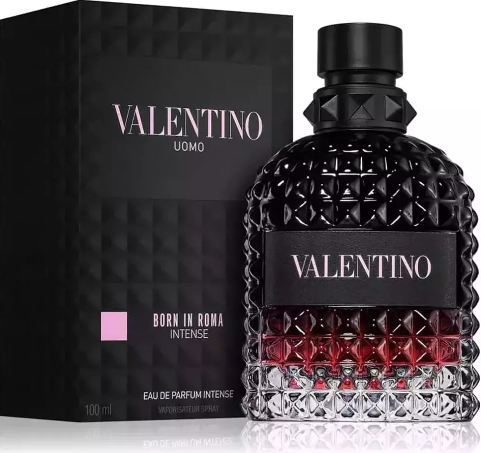 VALENTINO UOMO BORN IN ROMA INTENSE EAU DE PARFUM SPRAY FOR MEN 3.4 Oz / 100 ml