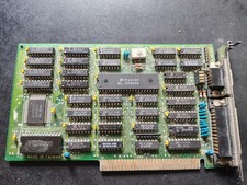 Tarjeta de visualización de video ISA de 8 bits de colección 9 pines 25 pines Sertek MGA XTAL1