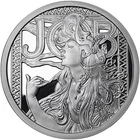 1 oz Proof Mucha Collection Job Silver Round New w CoA 01301 of 3000