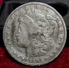 1893-O $1 Morgan Silver Dollar Cleaned Very Good Details