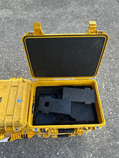 Pelican Hard Carry Case w/ Damaged Foam Insert. Foam Insert has been modified.