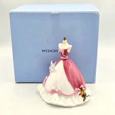 Disney Wedgwood Cinderella's Dress Limited Edition #85 2000 Figurine New Box COA