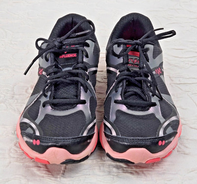 Ryka Influence Women's Black & Pink Sneakers Athletic Sz. 8; Shoe 10