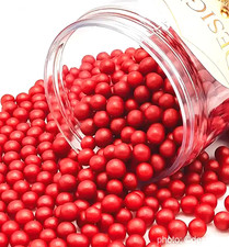 Zuckerperlen Rot Tortendeko Sprinkles Streusel Tortenstreusel essbare Perlen