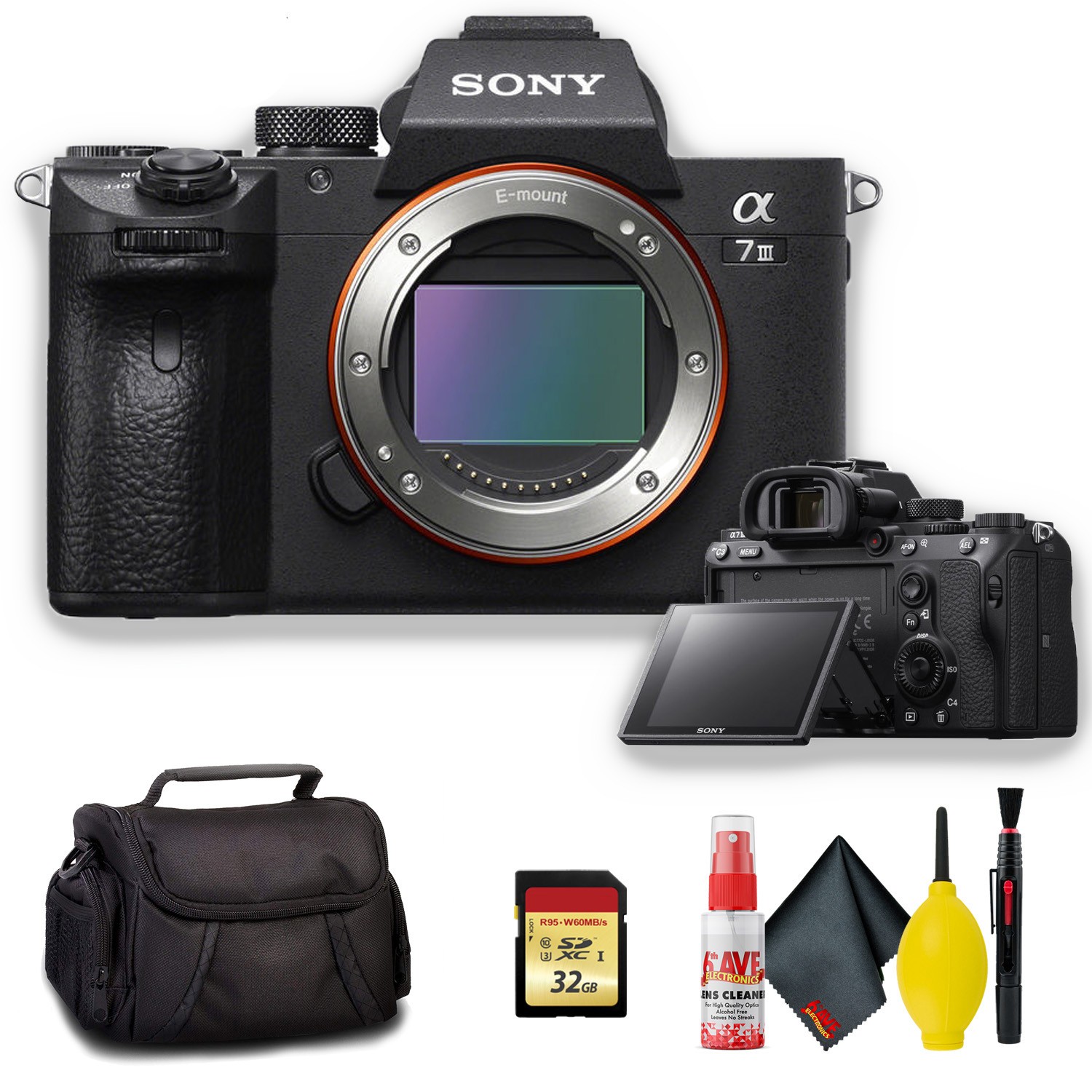 Беззеркальная цифровая камера Sony Alpha a7 III, только корпус — комплект поставки
