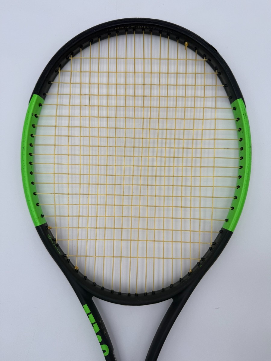 Wilson Blade SW104 V6 Serena Williams autograph (Collector) 4-3/8
