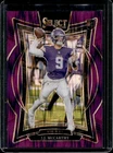 2024 Panini Select JJ McCarthy Concourse RC Purple Prizm Shock #/360 Vikings