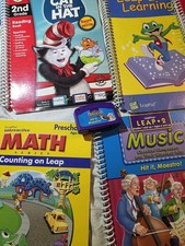 LeapPad Learning System, Pen, Carry Bag, 14 Books, 1 Cartridge - TESTED  WORKS