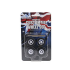 <!--F#f_0-->DDA 1:24 Custom #1 Unpainted Wheels W/ Tyres & Axles For Holden HQ HJ & Ford XW<!--F/-->