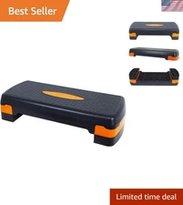 Multi-Color Adjustable Workout Step Trainer - 4" and 6" Height Options Available