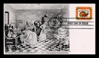 US COVER WE GIVE THANKS THANKSGIVING HOLIDAY FIRST DAY ISSUE HAND MADE