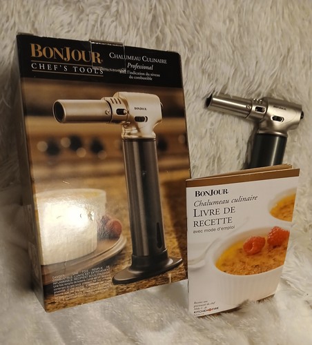 Bonjour Chefs Tools Professional Culinary Torch New Open Box - Afbeelding 17 van 17