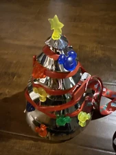 Disney Parks - Silver Christmas Tree Sipper - Lights Up - Holiday 2022
