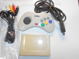 SEGA Saturn Console HST-3220 Boxed Set Controller Memory Tested NTSC-J