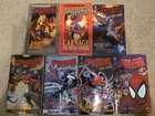 Marvel Spider-Man Paperback Novels Lot Of 7 Books Carnage Venom Vintage