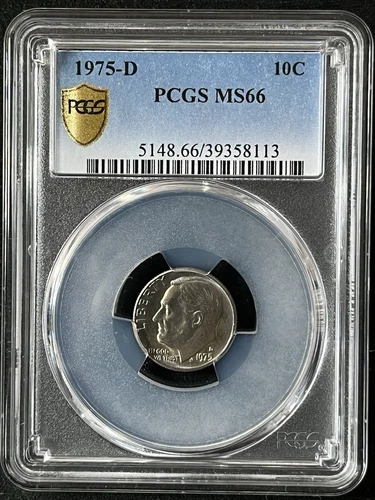 1975-D  10C   Roosevelt Dime PCGS MS66   39358113