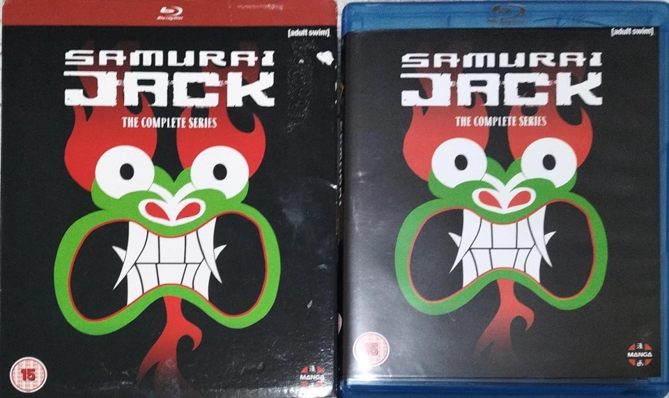 DAMAGED CASE Samurai Jack: The Complete Series Box Set 5 Disc Blu-ray 2019 RARE - Image 3 of 4