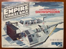ESB Star Wars Luke Skywalker's Snowspeeder - MPC/ERTL Kit#8914 - With Figure