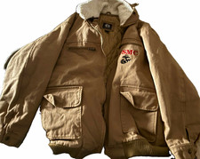 Bradford Exchange Mens Tan Bomber Jacket XXL ...