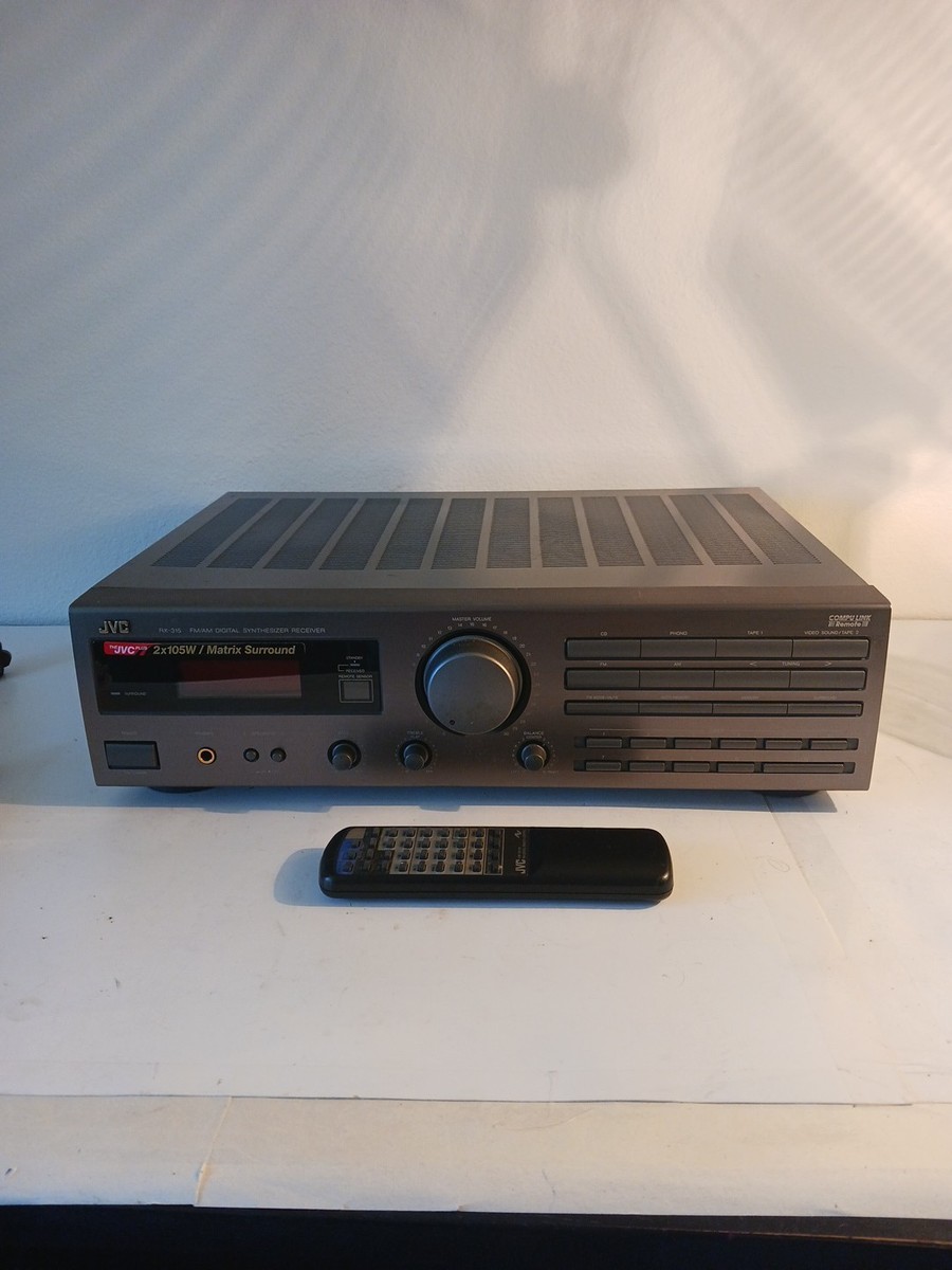 VTG JVC RX-315 FM/AM Digital Synthesizer Receiver 2 X 105 Watt