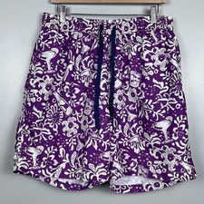 Tommy Bahama Relax Men's Drawstring Mesh Lined Swim Trunks Size L Beach Cocktail