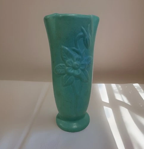 Antique Van Briggle Pottery c. 1918-1925 Art Nouveau Signed Flower Vase Decor
