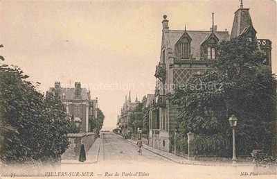 Villers -sur-Mer Lisieux 14 Calvados Rue de Paris-d'Illins