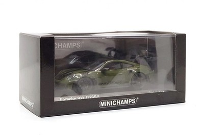 ミニチャンプス ポルシェ 911 GT3RS NATOグリーン Porsche 911 GT3 RS