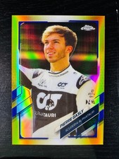 2021 Pierre Gasly Gold / Purple Refractor Topps Chrome #30 F1 Formula 1