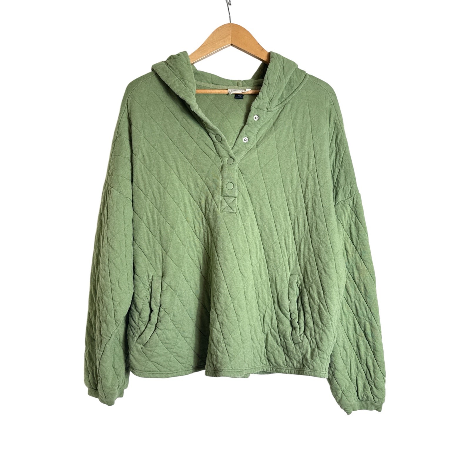 Universal Thread Quilted Hoodie Pullover Jacket G… - image 2