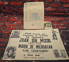 ORIGINAL 1939 Juan Sin Miedo Birth Certificat...