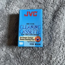 JVC BRAND Dry Type VHSC Camcorder Head Cleaner Cassette Model TCC-3F