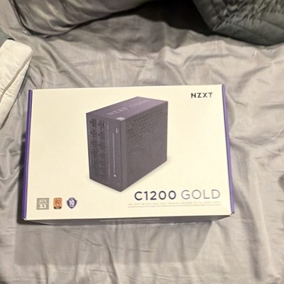 NZXT C1200 Gold ATX 3.1 Fully Modular 1200W 80+ Gold Power Supply Black New